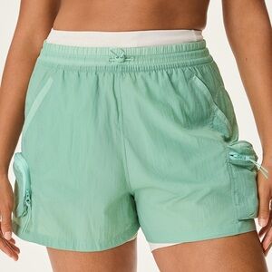 Outdoor Voices shorts windbreaker 3” silt mint hiking performance high rise